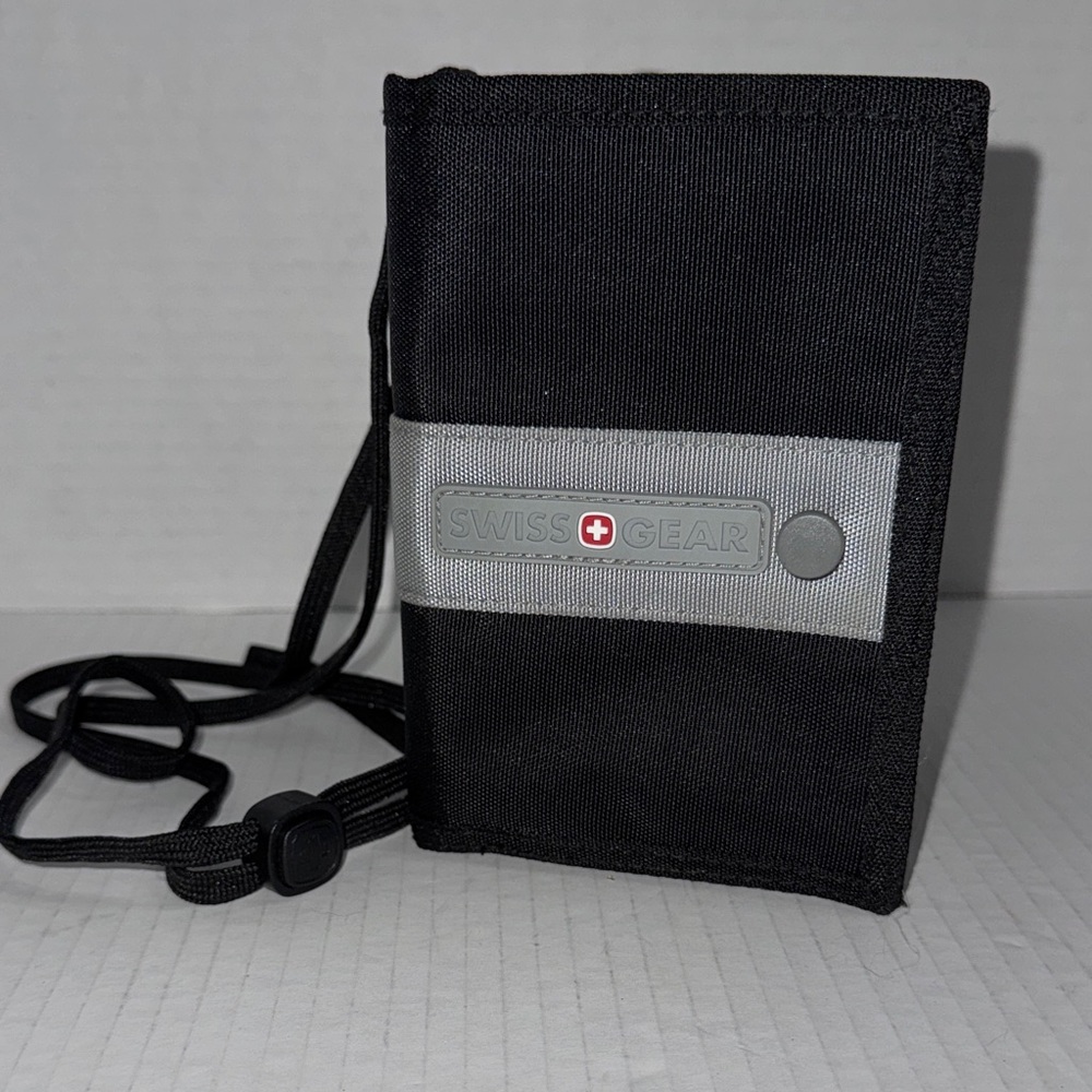 SwissGear Black and Gray Travel Wallet